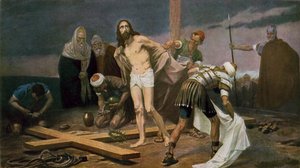 Jesus bliver frataget sit tøj før sin korsfæstelse